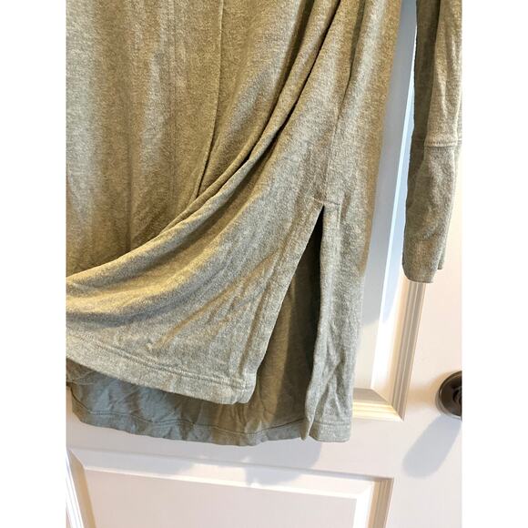 Women's Light Gray Hooded Sweater - Picture 7 of 12